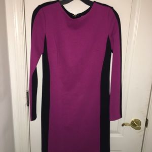 Michael Kors sheath block color pink/Black dress